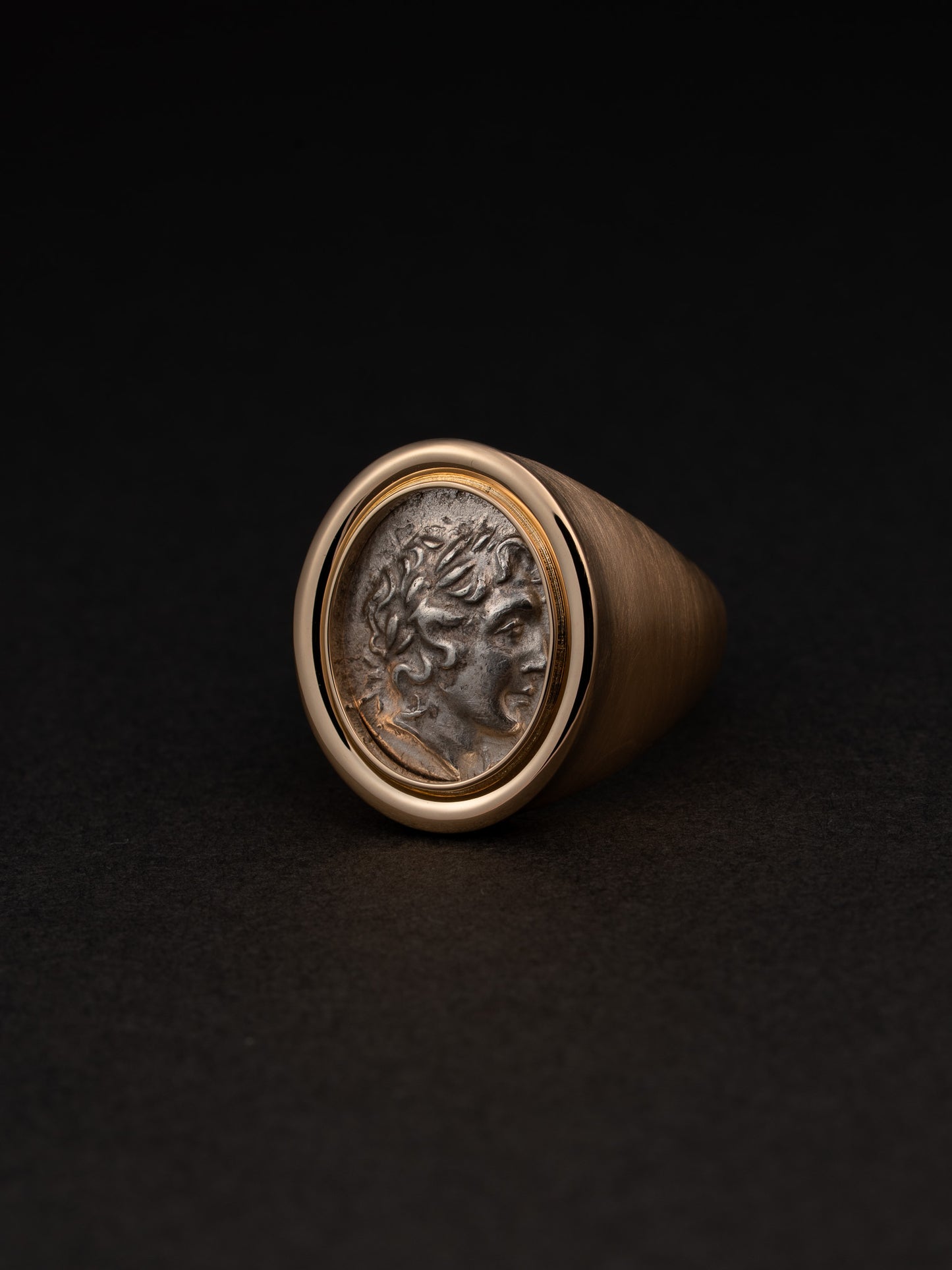MONOLITH Coin Signet Ring - Apollo