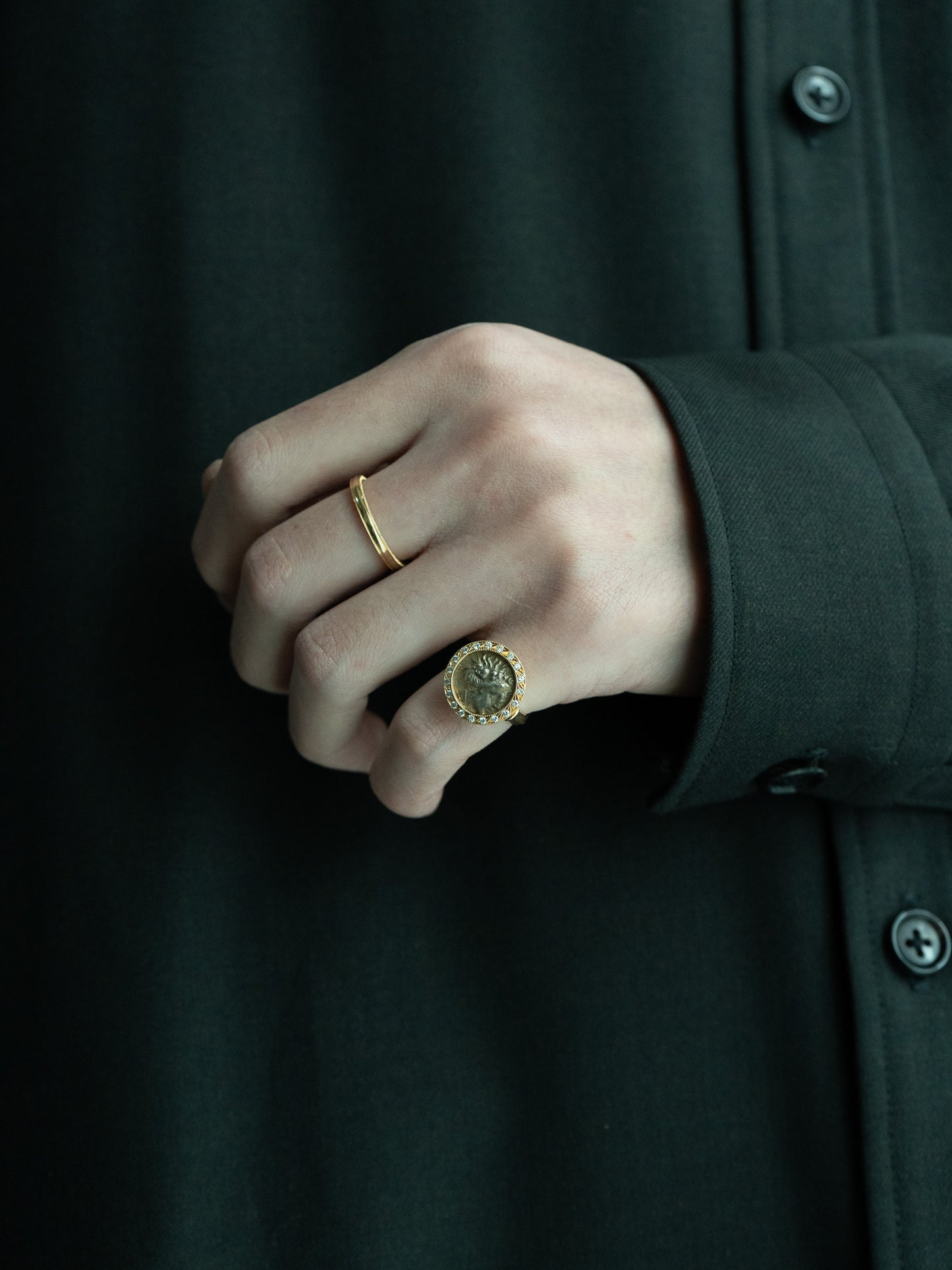 PLINTH Coin Ring -Nymph of Histiaia