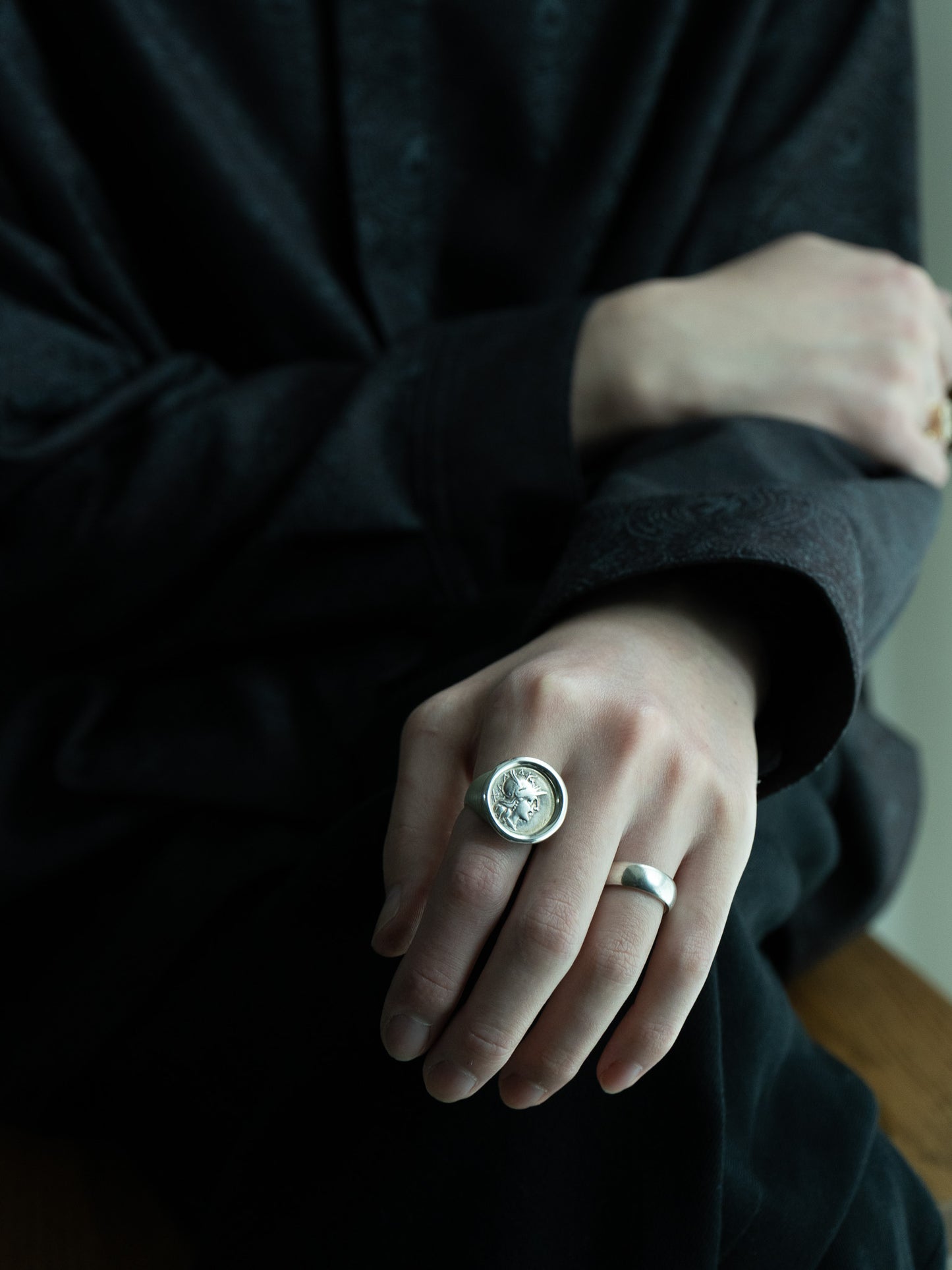 MONOLITH Coin Signet Ring - Roma