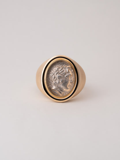 MONOLITH Coin Signet Ring - Apollo