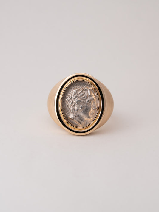 MONOLITH Coin Signet Ring - Apollo