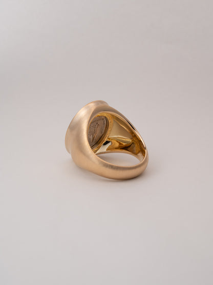 MONOLITH Coin Signet Ring - Apollo