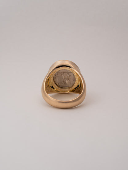 MONOLITH Coin Signet Ring - Apollo