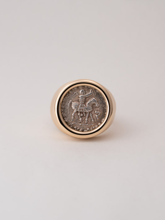 MONOLITH Coin Signet Ring - Azes
