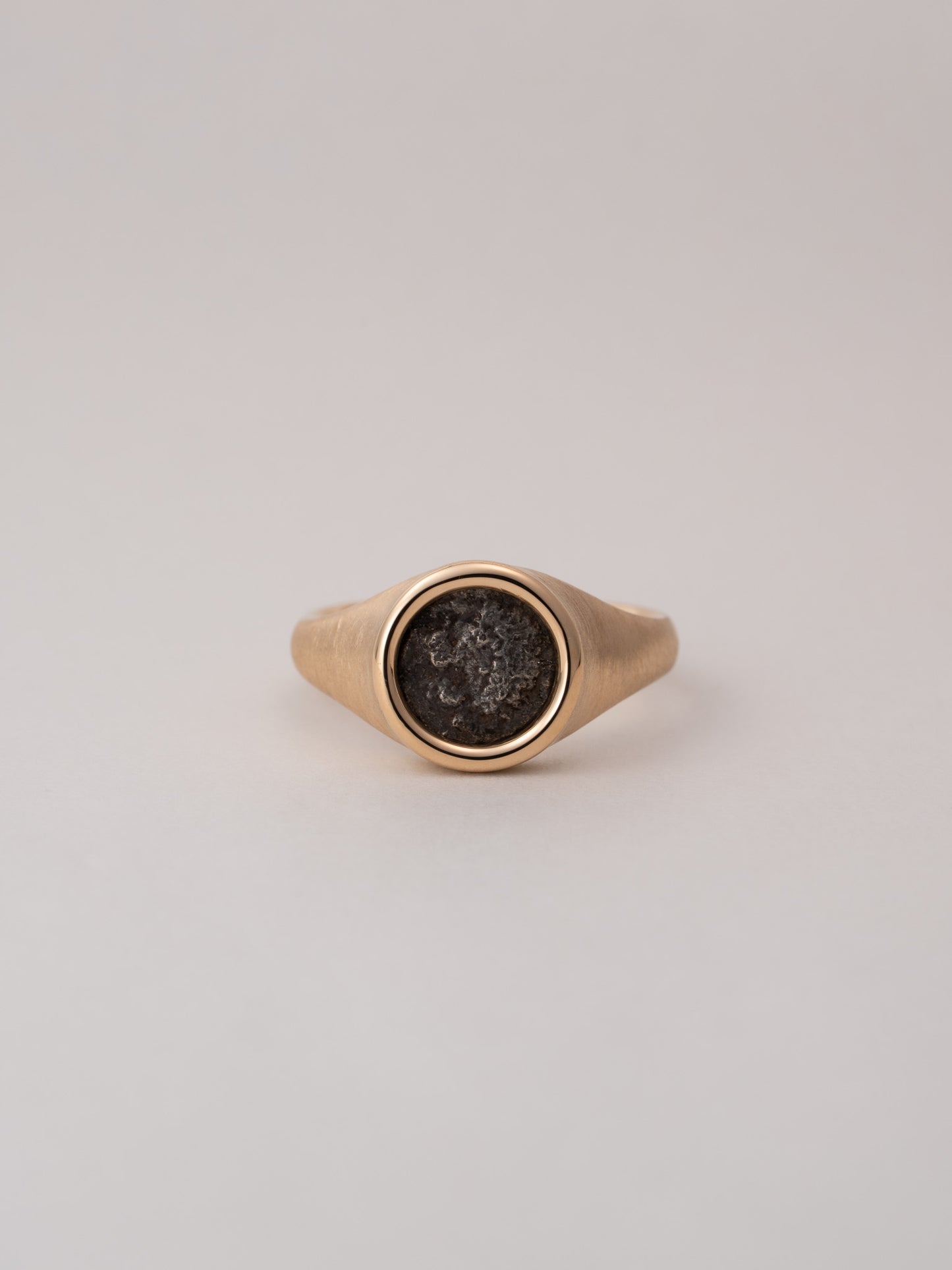 MONOLITH Coin Signet Ring -Lion