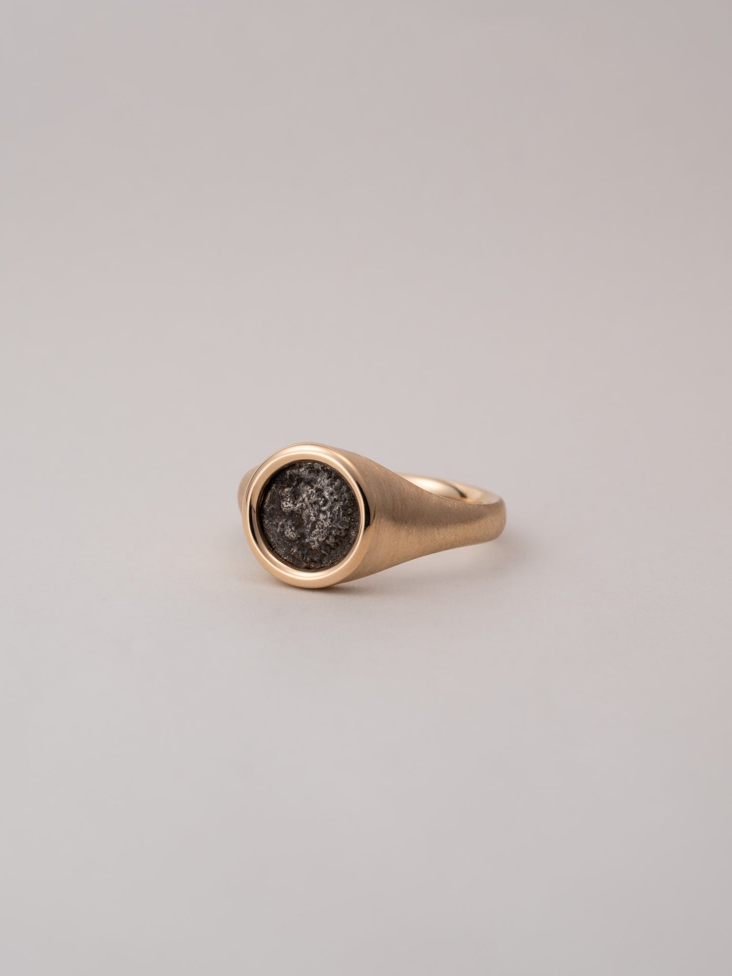 MONOLITH Coin Signet Ring -Lion