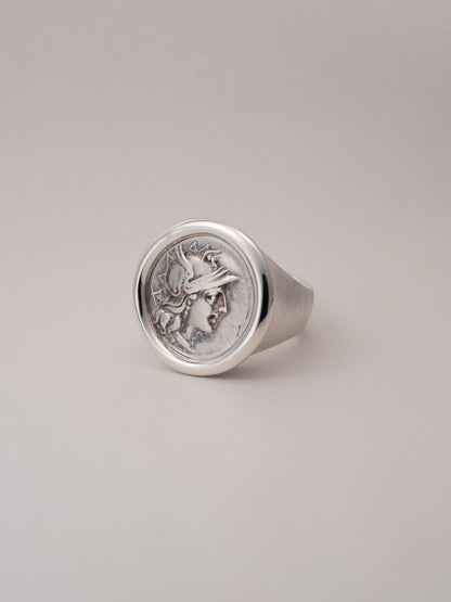 MONOLITH Coin Signet Ring　-Roma