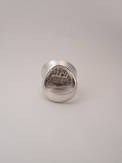 MONOLITH Coin Signet Ring　-Roma