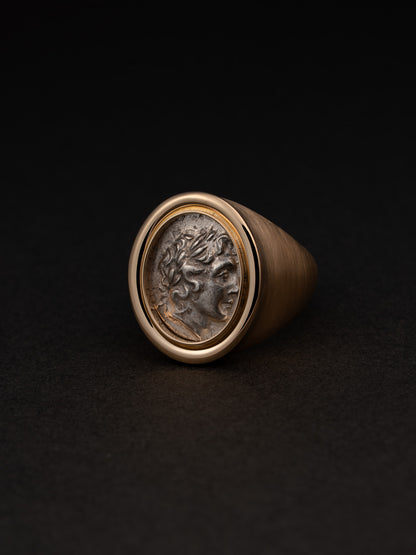 MONOLITH Coin Signet Ring - Apollo