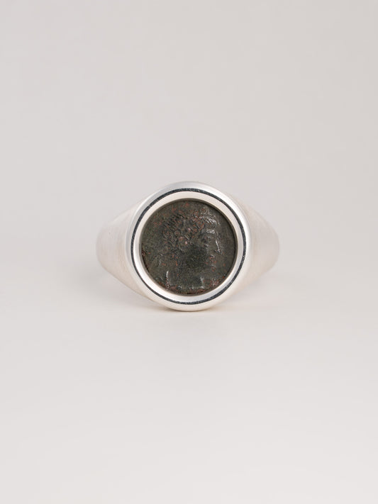 MONOLITH Coin Signet Ring -Constantine I