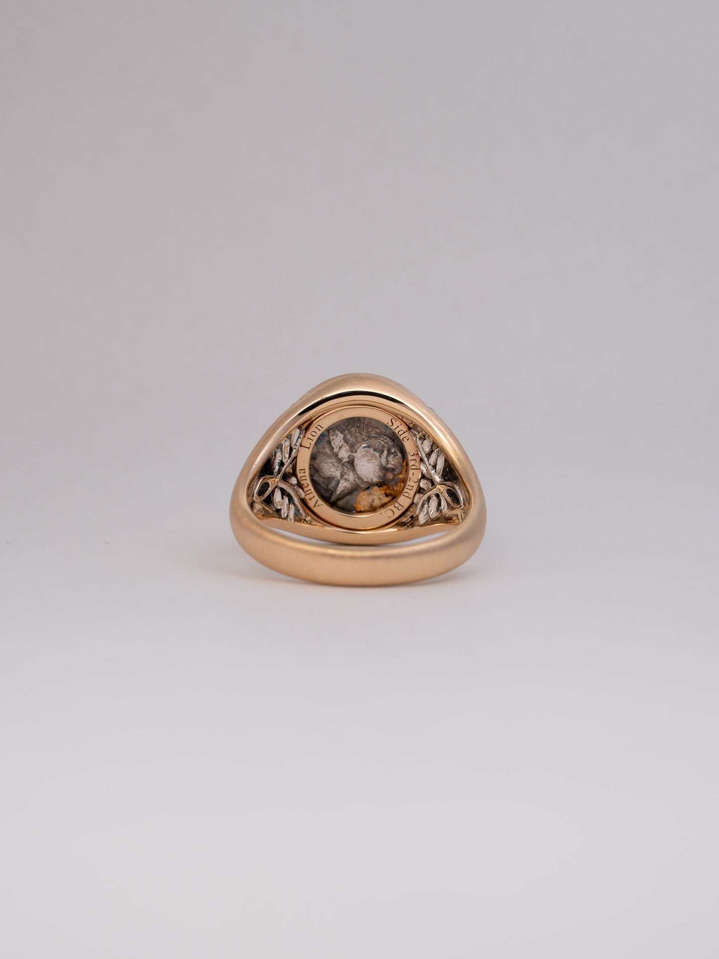 Coin Signet Ring -Lion