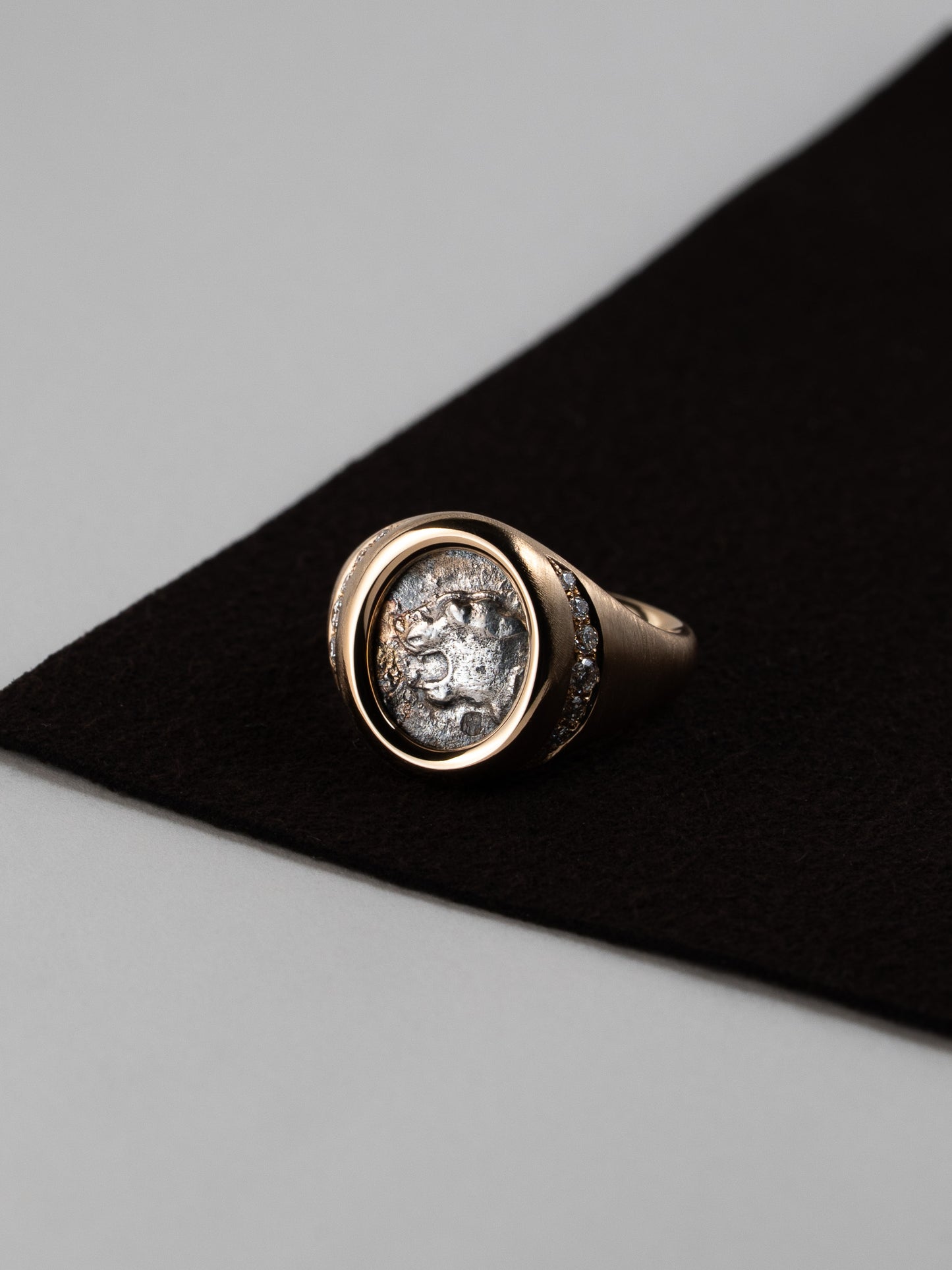 Coin Signet Ring -Lion