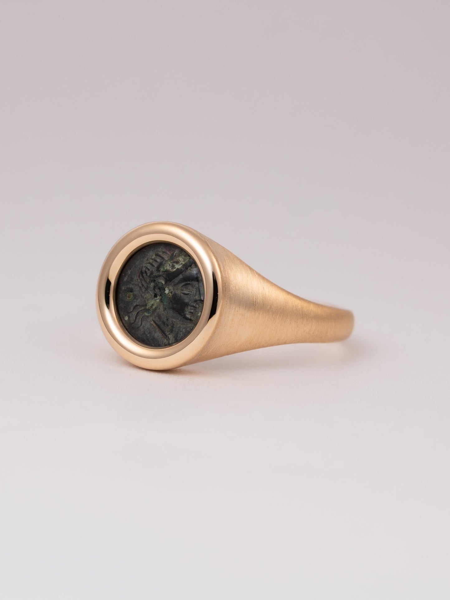 MONOLITH Coin Signet Ring - Apollo