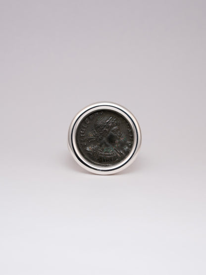 MONOLITH Coin Signet Ring -Constantius Ⅱ