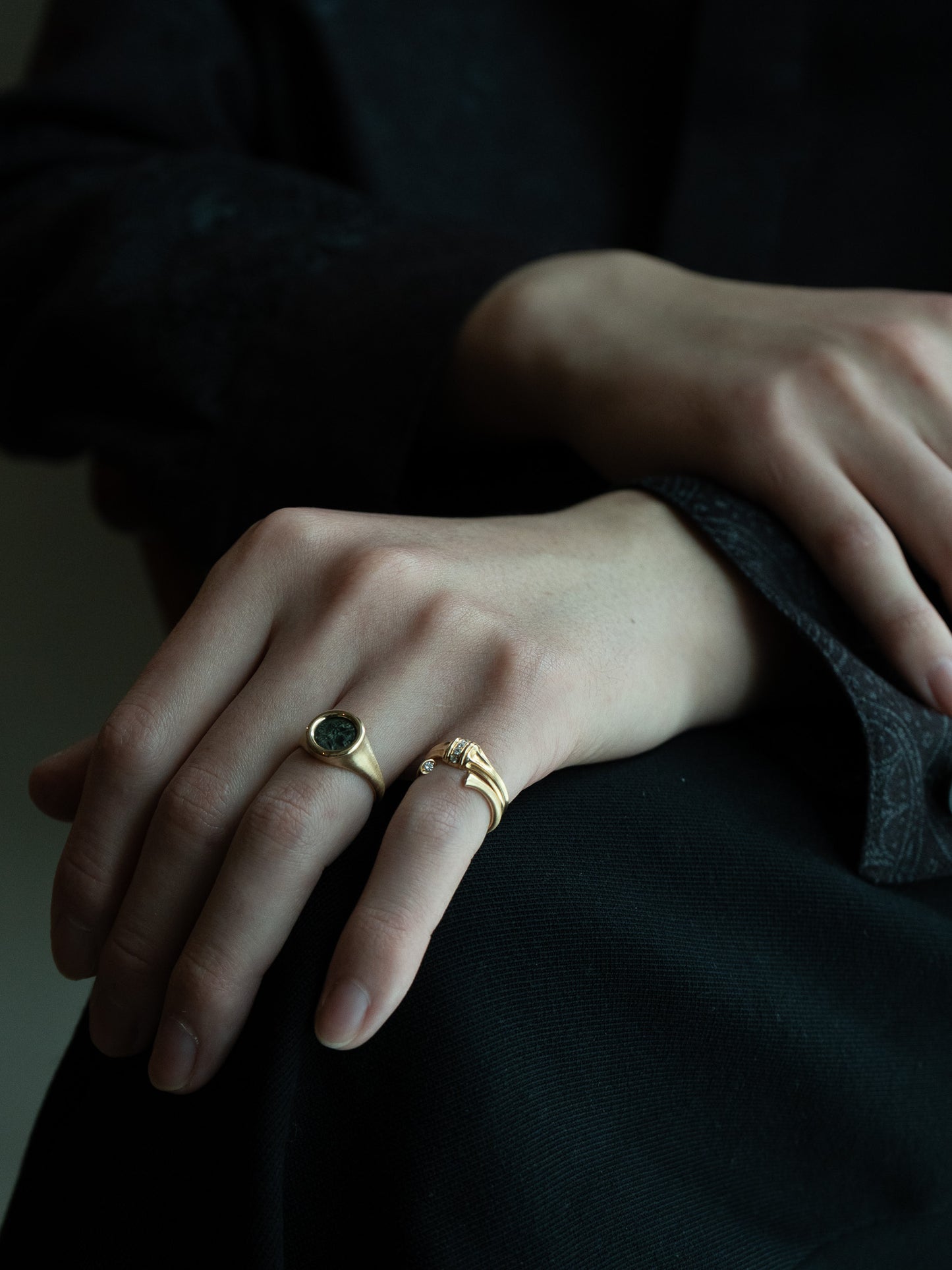 MONOLITH Coin Signet Ring - Apollo
