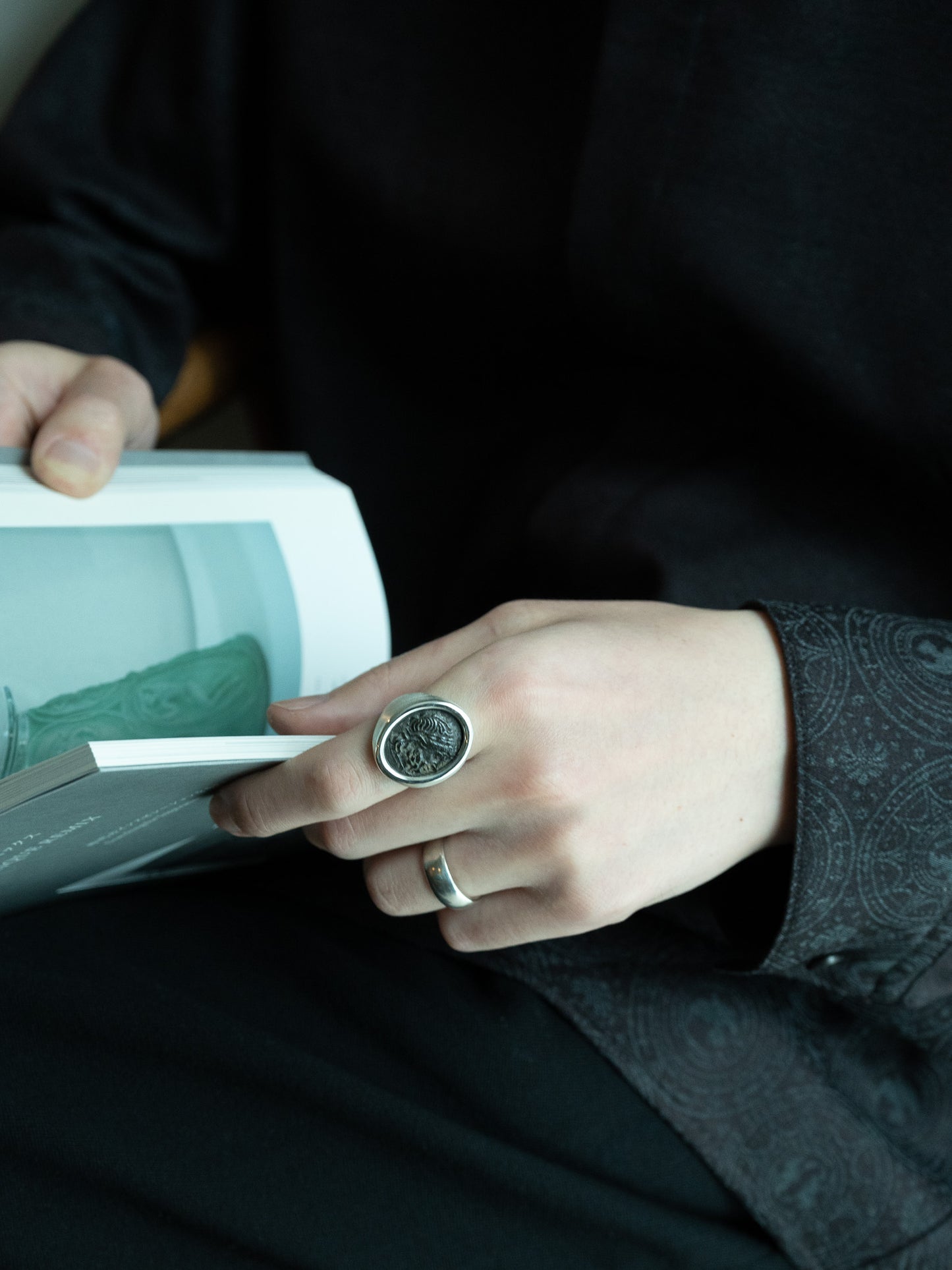 MONOLITH Coin Signet Ring -Zeus