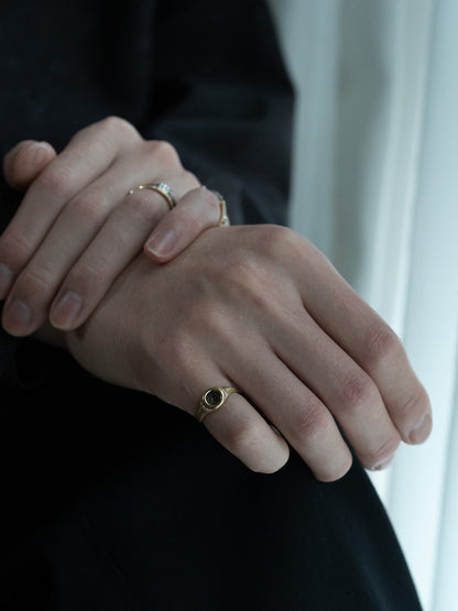 MONOLITH Coin Signet Ring -Tetartemorion