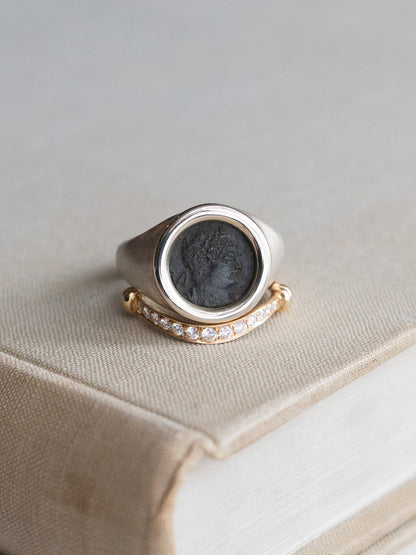 MONOLITH Coin Signet Ring -Constantine I