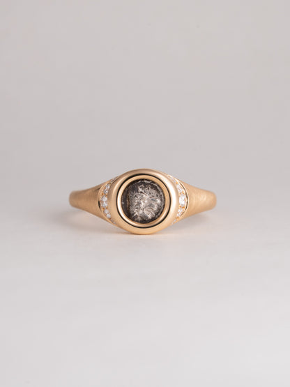 MONOLITH Coin Signet Ring -Tetartemorion