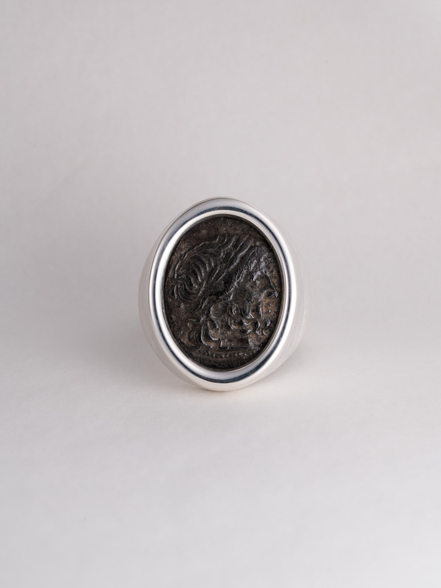 MONOLITH Coin Signet Ring -Zeus