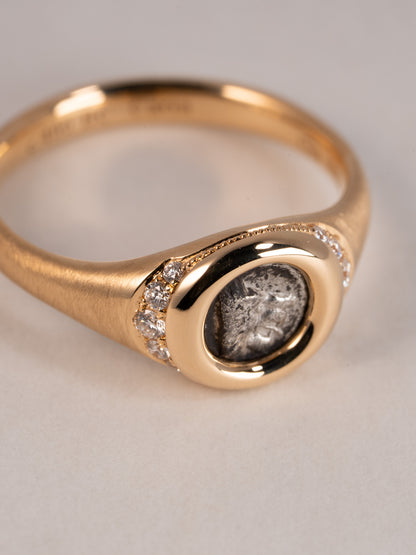 MONOLITH Coin Signet Ring -Tetartemorion