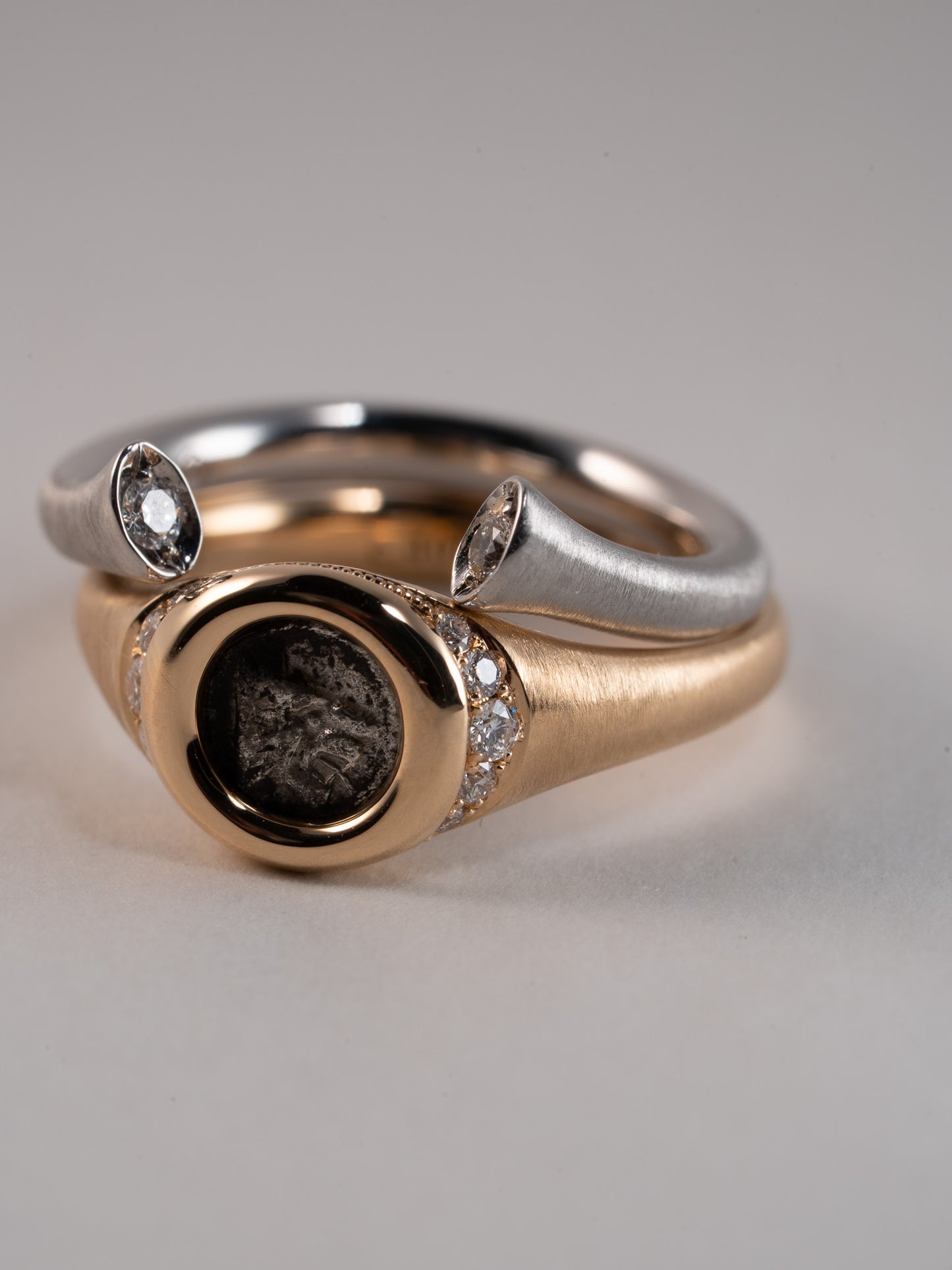 MONOLITH Coin Signet Ring -Tetartemorion
