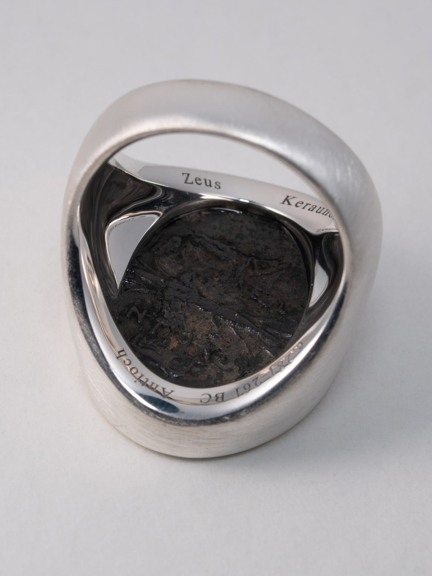 MONOLITH Coin Signet Ring -Zeus
