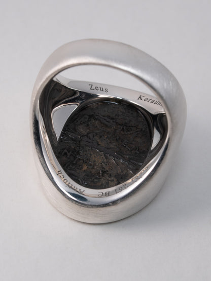 MONOLITH Coin Signet Ring -Zeus
