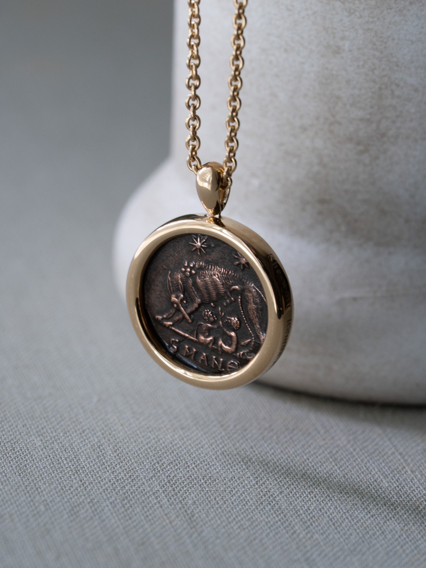 MONOLITH Coin Pendant -Roma
