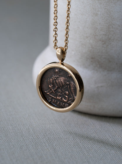 MONOLITH Coin Pendant -Roma