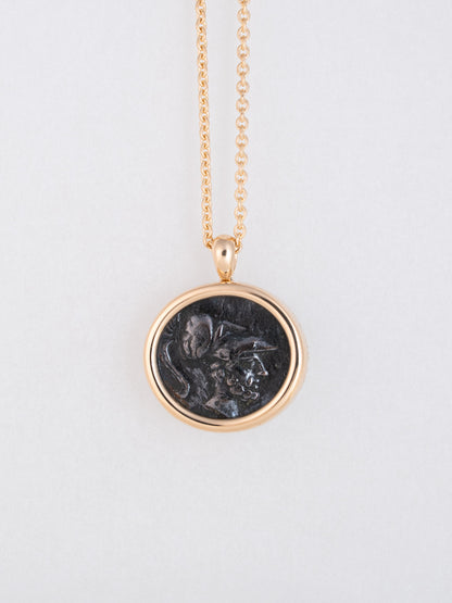 MONOLITh Coin Pendant -Leucippus