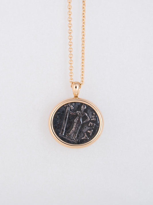 MONOLITh Coin Pendant -Leucippus
