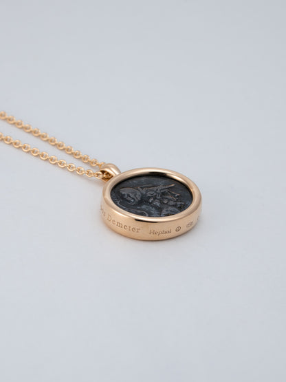 MONOLITh Coin Pendant -Leucippus