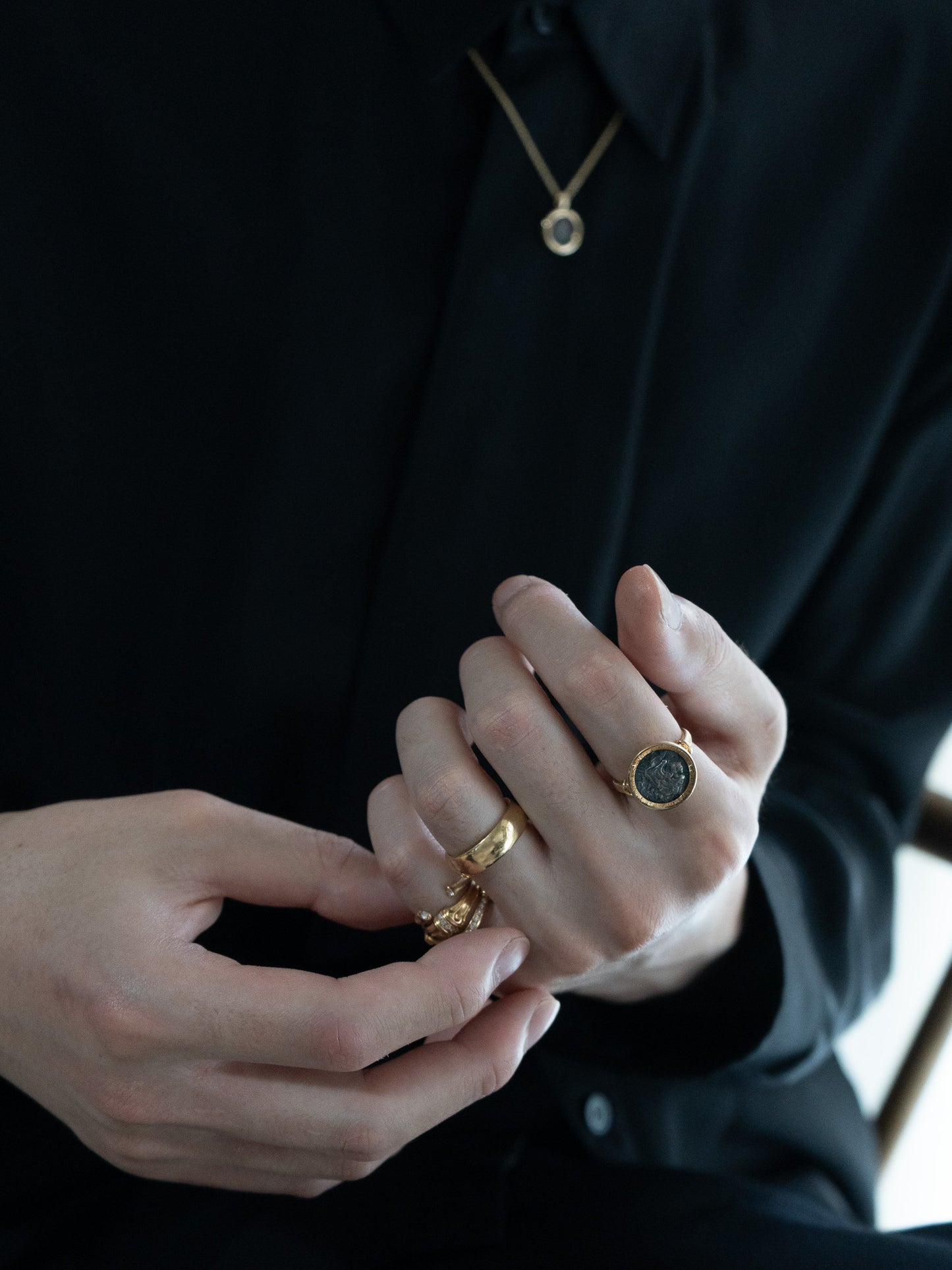 PLINTH Coin Ring -Lion