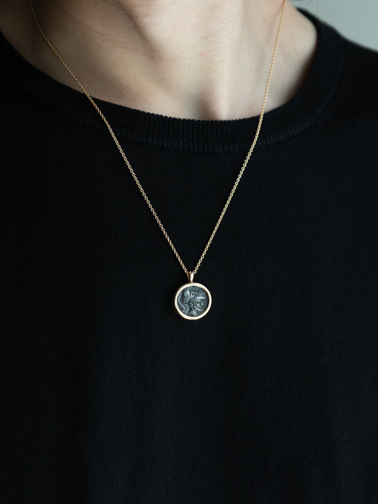MONOLITh Coin Pendant -Leucippus