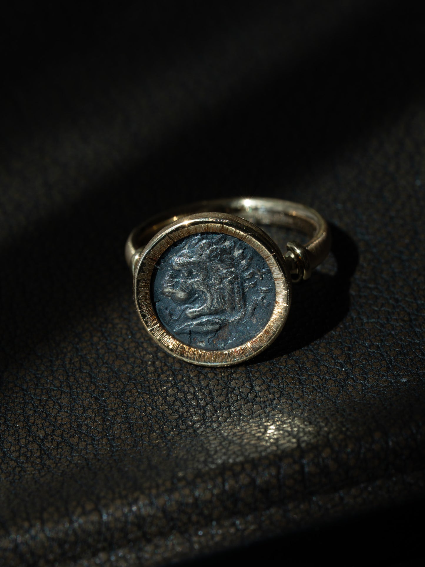 PLINTH Coin Ring -Lion