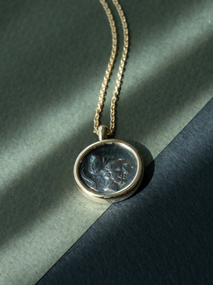MONOLITh Coin Pendant -Leucippus