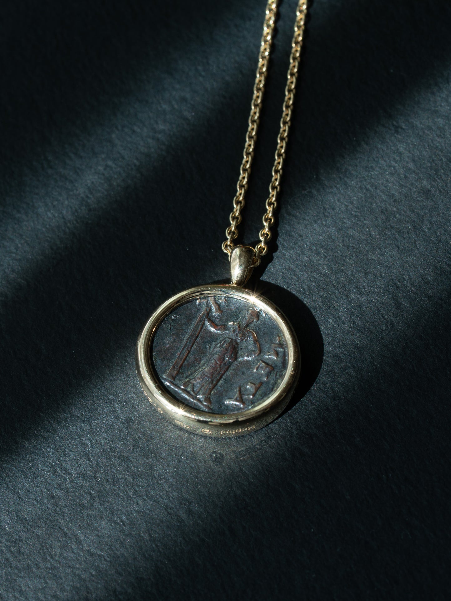 MONOLITh Coin Pendant -Leucippus