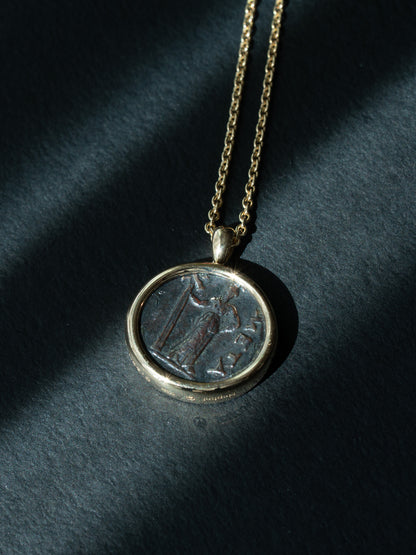 MONOLITh Coin Pendant -Leucippus