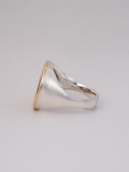 MONOLITH Coin Ring -Dove / Chimaera