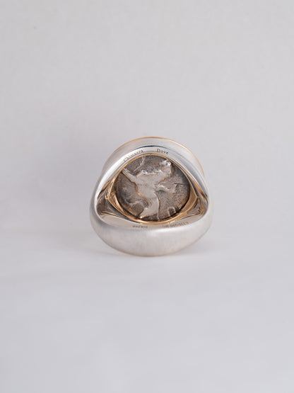 MONOLITH Coin Ring -Dove / Chimaera