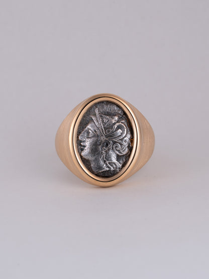 MONOLITH Coin Signet Ring -Athena / Horse
