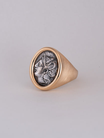 MONOLITH Coin Signet Ring -Athena / Horse