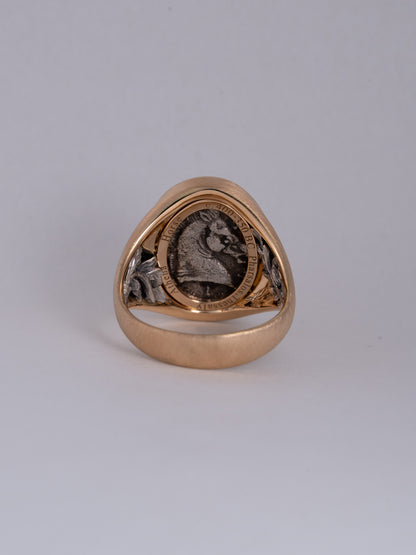 MONOLITH Coin Signet Ring -Athena / Horse