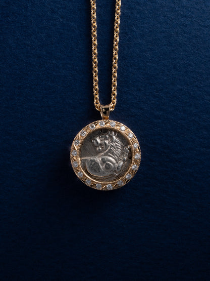 PLINTH Coin Pendant -Lion