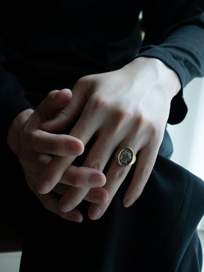 MONOLITH Coin Signet Ring -Athena / Horse