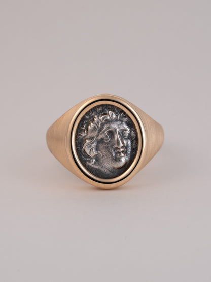 MONOLITH Coin Signet Ring -Helios