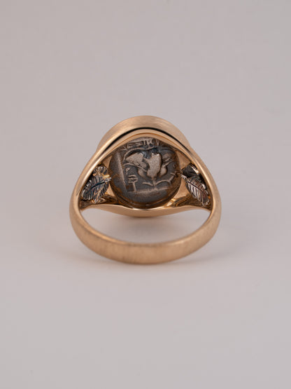 MONOLITH Coin Signet Ring -Helios