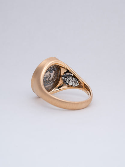 MONOLITH Coin Signet Ring -Helios