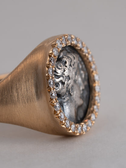 MONOLITH Coin Signet Ring -Lacydon